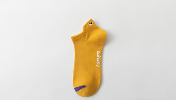 Ear-loop Mesh Breathable Sweat-wicking Low-top Youth Trendy Basketball Socks