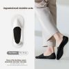 Men's Solid Color Sweat-absorbent Non-slip Pure Cotton Invisible Socks