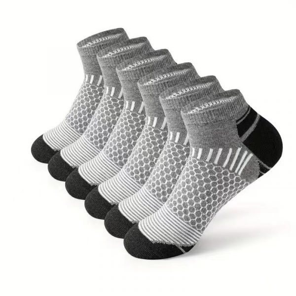 Running Basketball Outdoor Socks Men's Breathable Sweat Absorbing Socks Ankle Socks