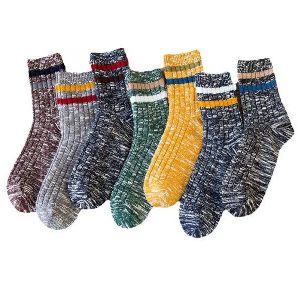 Warm Winter Men's Mid-calf Socks
