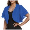 Women's Short-Sleeve Thin Chiffon Shawl