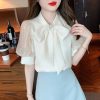 Fashionable Chiffon Short-sleeve Shirt For Women