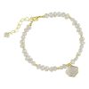 Women's Freshwater Shell Freshwater Pearl Necklace Bracelet
