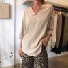 Women's Casual V-Neck Solid Color T-Shirt