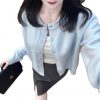Short Outerwear Cardigan Top For Women