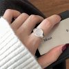 Premium Retro Craft Silver Ring, High-quality Anti-fade Niche Design For Women