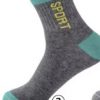 Spring And Autumn Summer Socks Men's Mid-calf Length Sock Sweat-absorbent Breathable