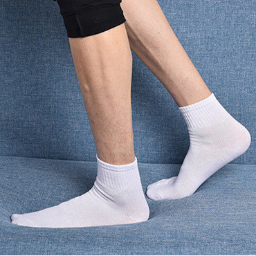 Individually Packaged Foot Bath Polyester Cotton Socks