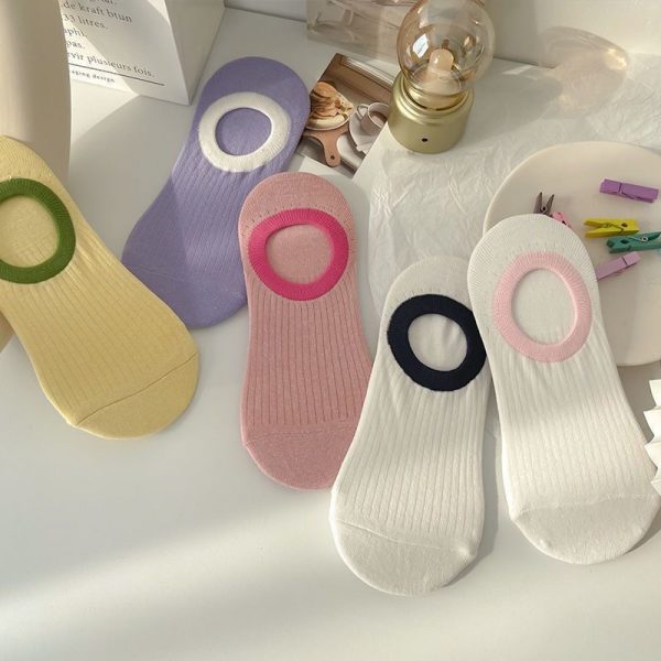 Dopamine Invisible Socks-Mixed Color-1 Pair