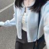 Short Outerwear Cardigan Top For Women
