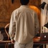 Old Money Style Vintage Linen Shirt