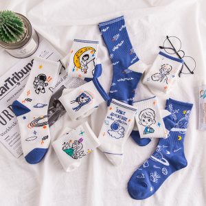 Women's Fashion Cute Cartoon Breathable Socks