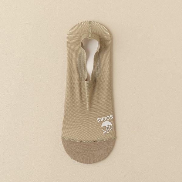 Men's Thin Invisible Socks Cotton Bottom Deodorant And Sweat-absorbing
