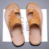 Men's Fashion All-matching Simple Beach Slippers