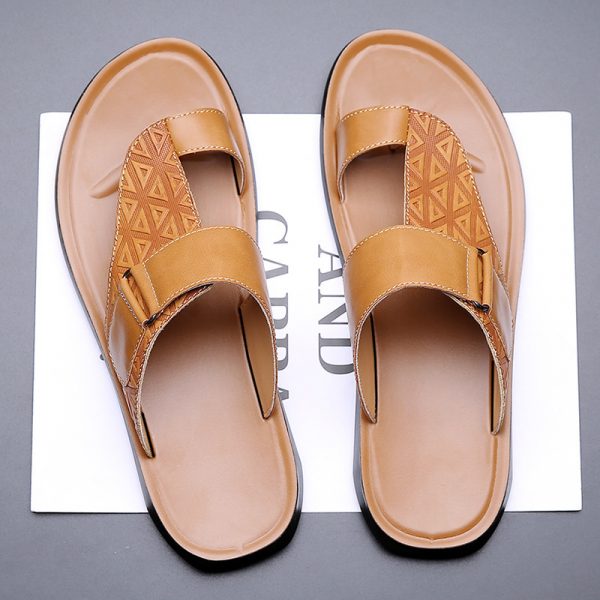 Men's Fashion All-matching Simple Beach Slippers