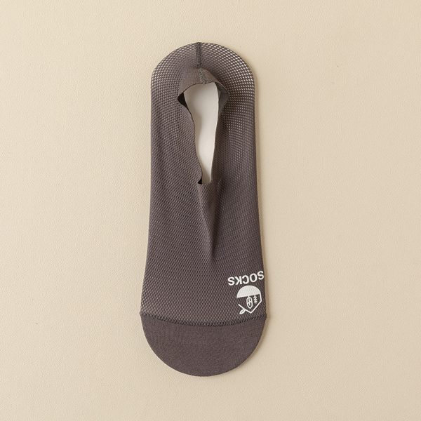 Men's Thin Invisible Socks Cotton Bottom Deodorant And Sweat-absorbing