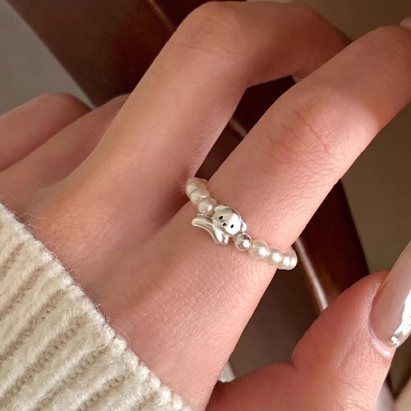 Retro High-quality 925 Silver Ring Elegant Minimalist Ins Vibe Versatile Non-fade Silver Accessory