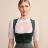 Womens Lace-up Waist-cinching Vest