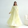 Middle Eastern Lace-trimmed Tiered Cake Skirt Dress