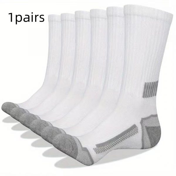 Men's Simple Basketball Mid-calf Socks