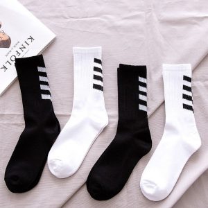 Mens Mid-calf Socks Athletic Style
