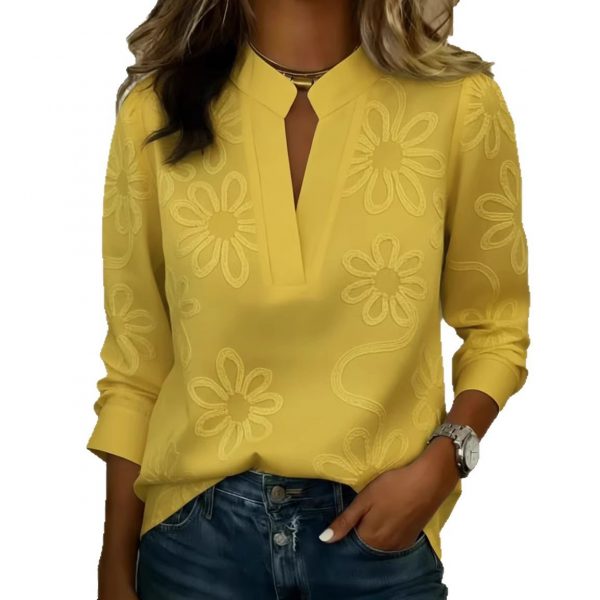Women's 3D Digital Print Casual Shirt Top