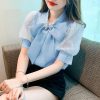 Fashionable Chiffon Short-sleeve Shirt For Women