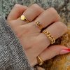 Delicate Candy Fine Zircon Freshwater Pearl Ring