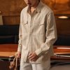 Old Money Style Vintage Linen Shirt
