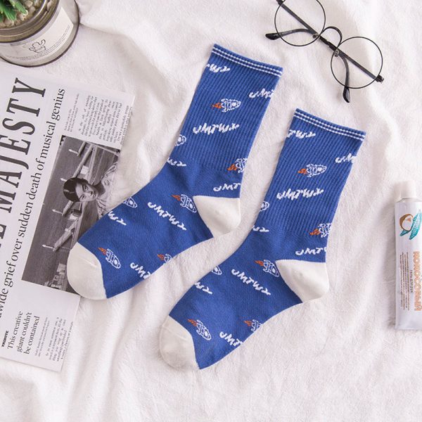 Women's Fashion Cute Cartoon Breathable Socks
