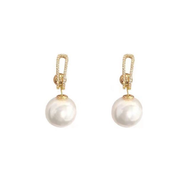 Multiple Ways To Wear Pearl Earrings Eardrops Women's Exquisite