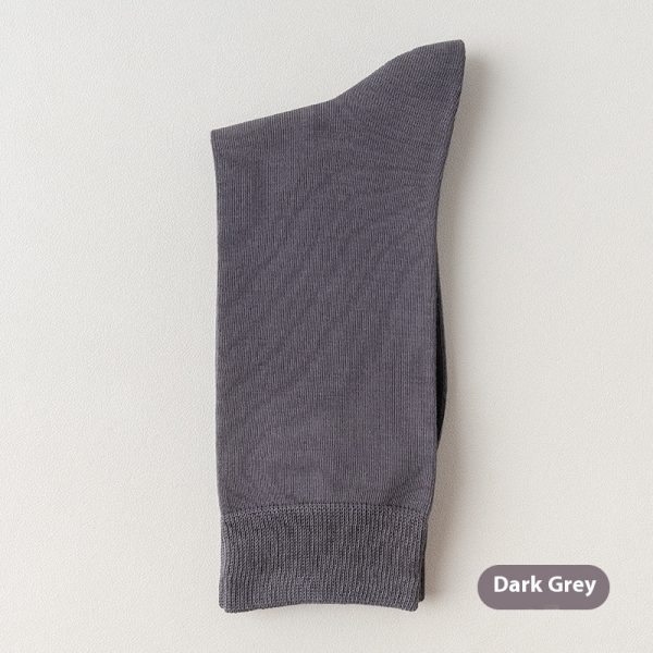 Mid-calf Spring And Autumn Pure Cotton Business Men Socks
