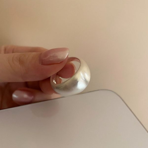 925 Sterling Silver Retro Ring  Niche Light Luxury, Anti Fade, Ins Trendy Versatile Women Ring