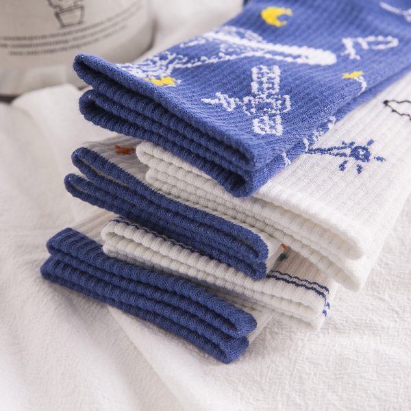 Women's Fashion Cute Cartoon Breathable Socks