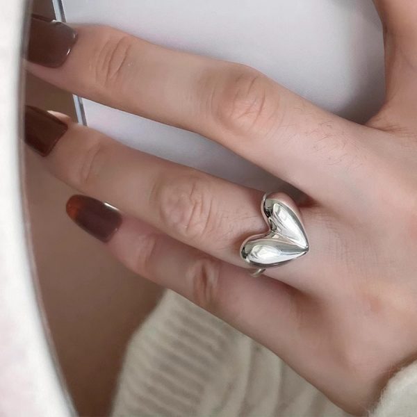 925 Sterling Silver Retro Ring  Niche Light Luxury, Anti Fade, Ins Trendy Versatile Women Ring