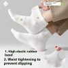 Men's Summer Thin Mesh Breathable White Socks