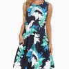 New Style Beach Hawaiian-Print Loose Tank Dress