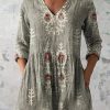 New European And American 3D Printed Dress