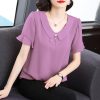 New Stylish Chiffon Top Womens Summer Clothing