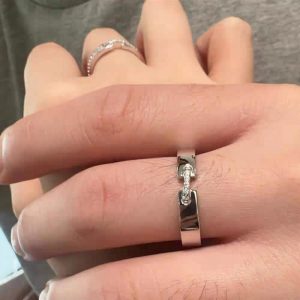 Premium Retro Craft Silver Ring, High-quality Anti-fade Niche Design For Women
